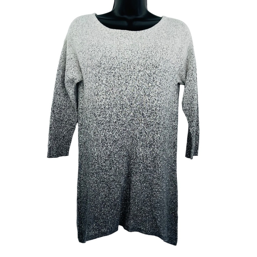 Purejill‎ J. Jill ombre polkadot sweater tunic long line women's size XS